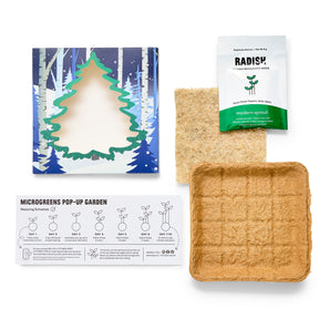 Winter Wonderland Microgreens Kit