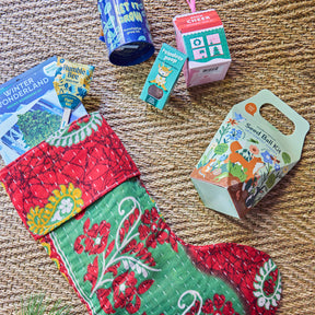 Handmade Stocking + Stocking Stuffers