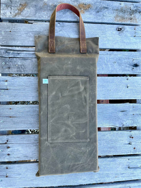 Garden Kneeler Pad - Waxed Canvas Garden Pad