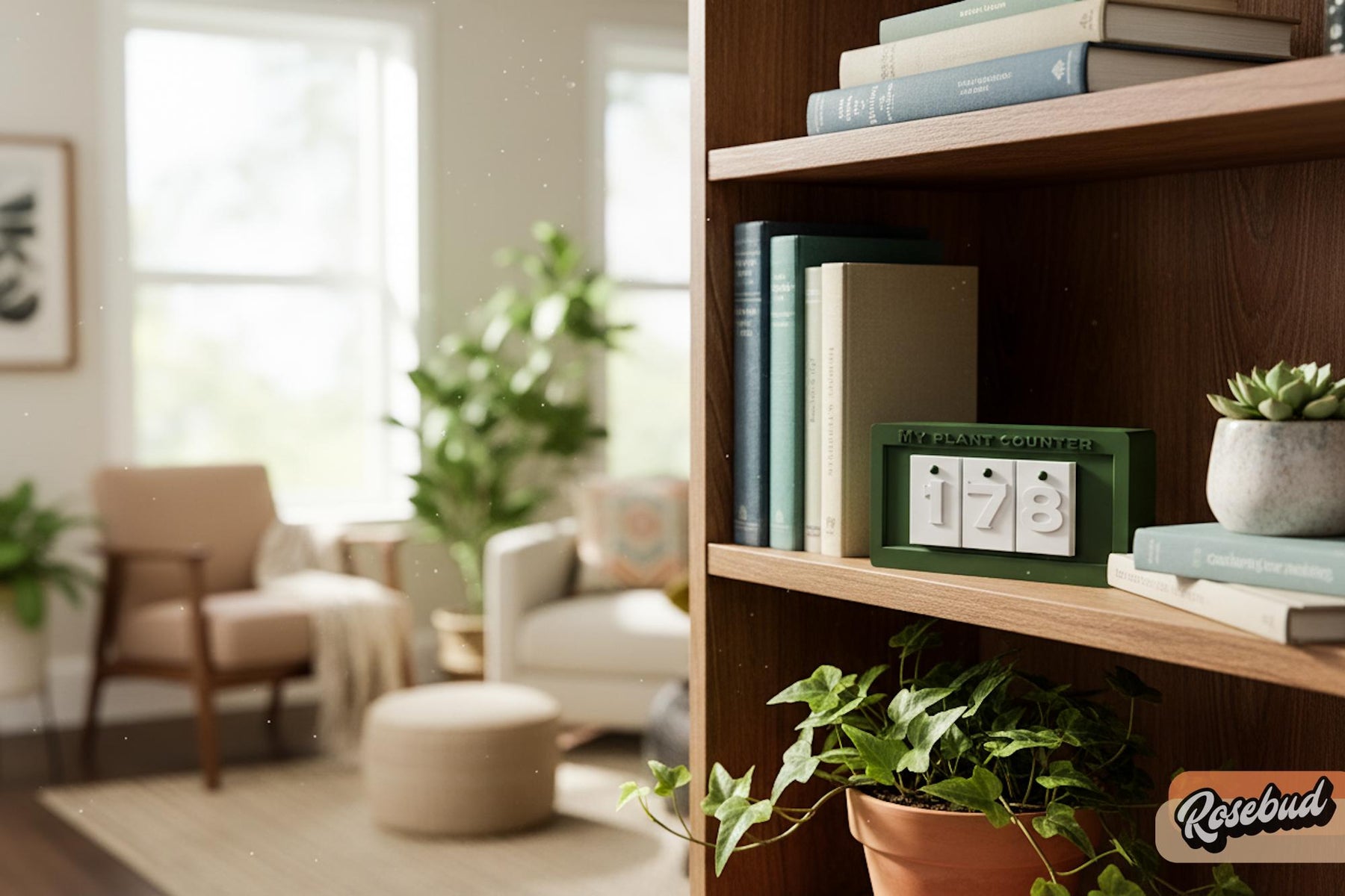 Plant Counter Sliding Display
