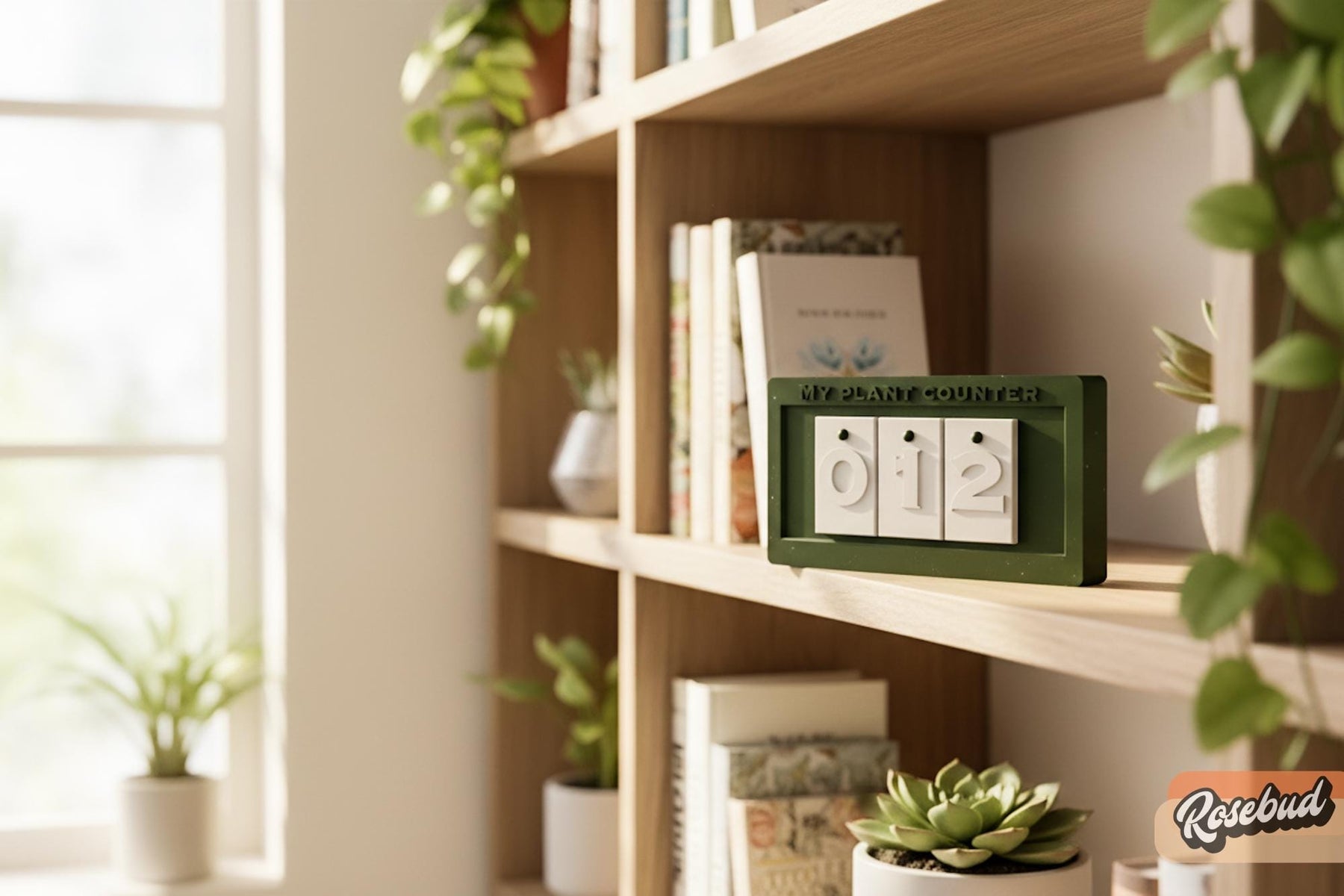Plant Counter Sliding Display