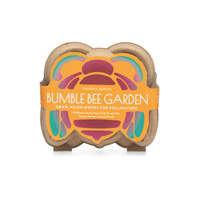 Bumble Bee Garden Kit by Modern Sprout, featuring colorful packaging for growing wildflowers for pollinators.